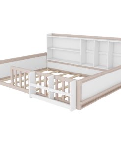Full Size Kids Wooden Platform Bed