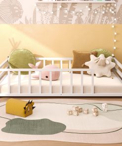 Twin Size Montessori Bed for 2-5 Year Olds