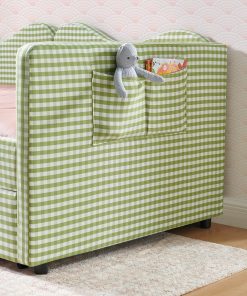 Gingham Upholstered Twin Size Daybed