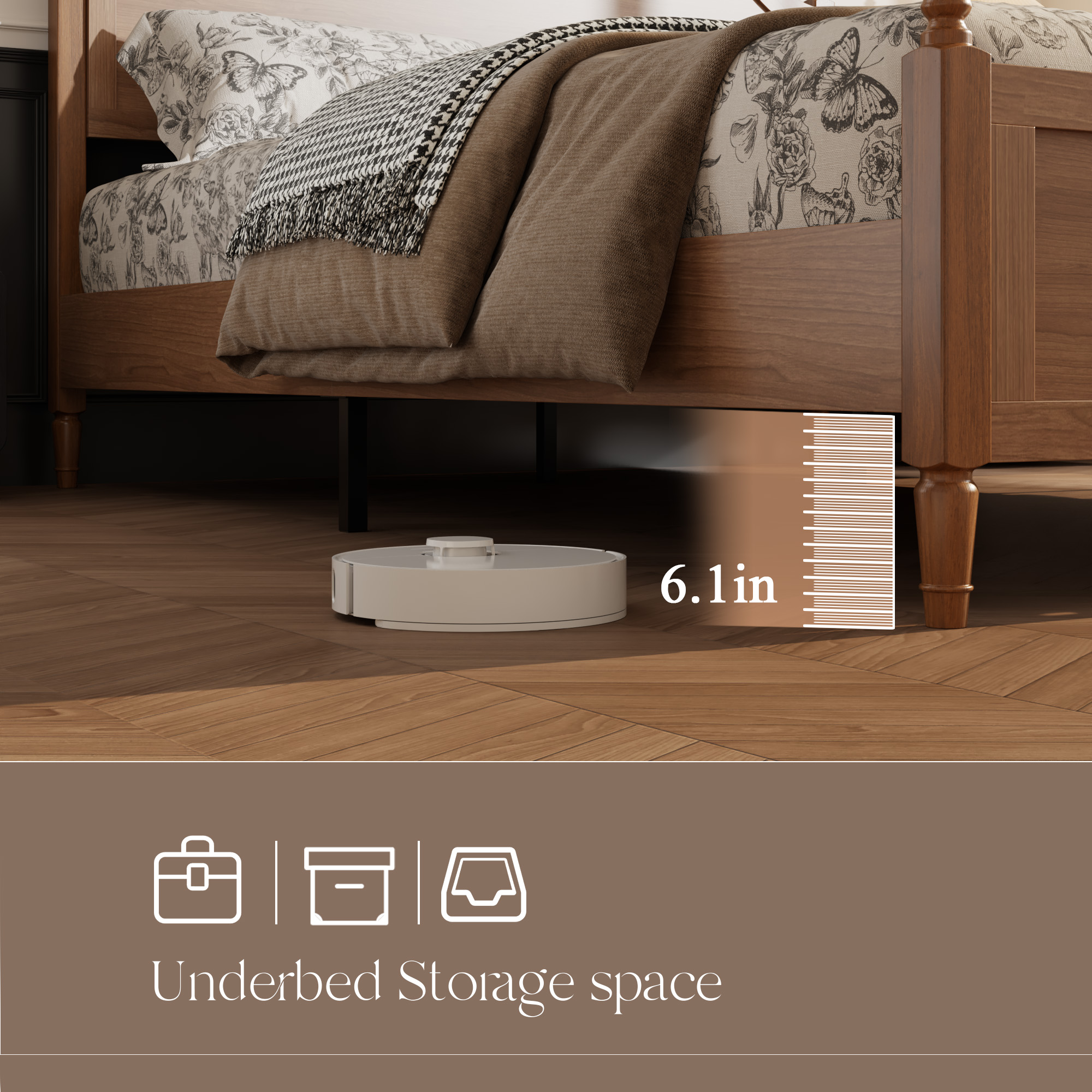 Modern Farmhouse Bed, Queen Size