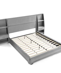Queen Size Modern Storage Platform Bed Frame