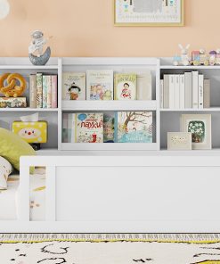 Full Size Kids Wood Platform Bed