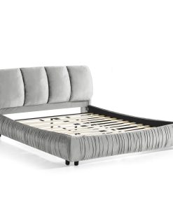 Minimalist Style Queen Size Upholstered Bed Frame