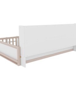 Full Size Kids Wooden Platform Bed