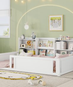 Twin Size Kids Wood Platform Bed