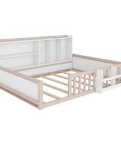 Full Size Kids Wooden Platform Bed