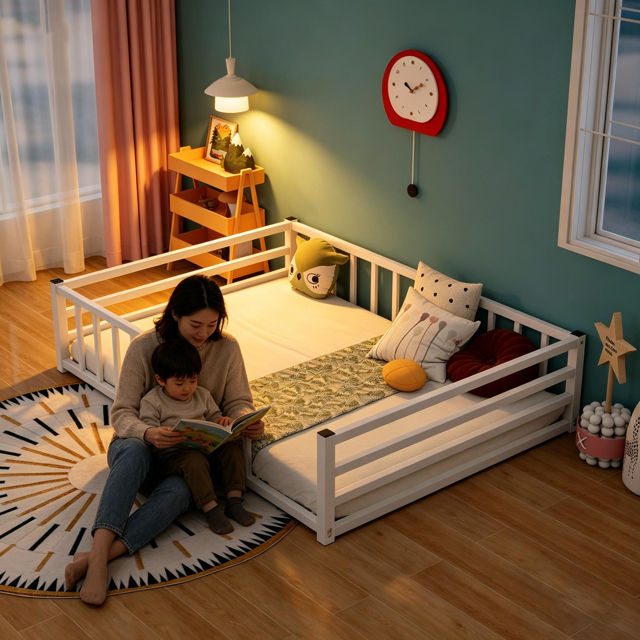 Full Size Montessori Bed for 2-5 Year Olds