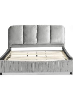 Minimalist Style Queen Size Upholstered Bed Frame