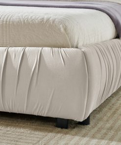Minimalist Style King Size Upholstered Bed Frame