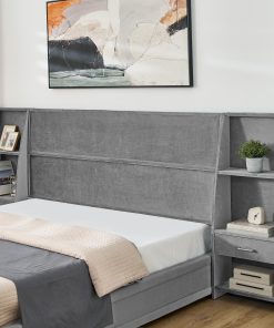 Queen Size Modern Storage Platform Bed Frame