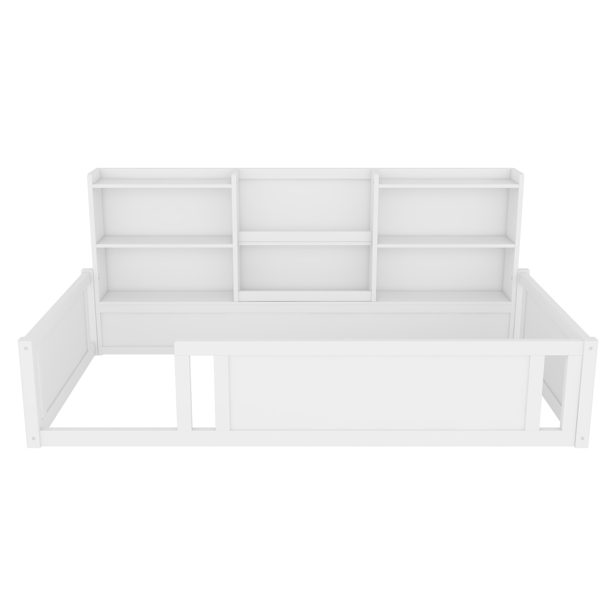 Twin Size Kids Wood Platform Bed