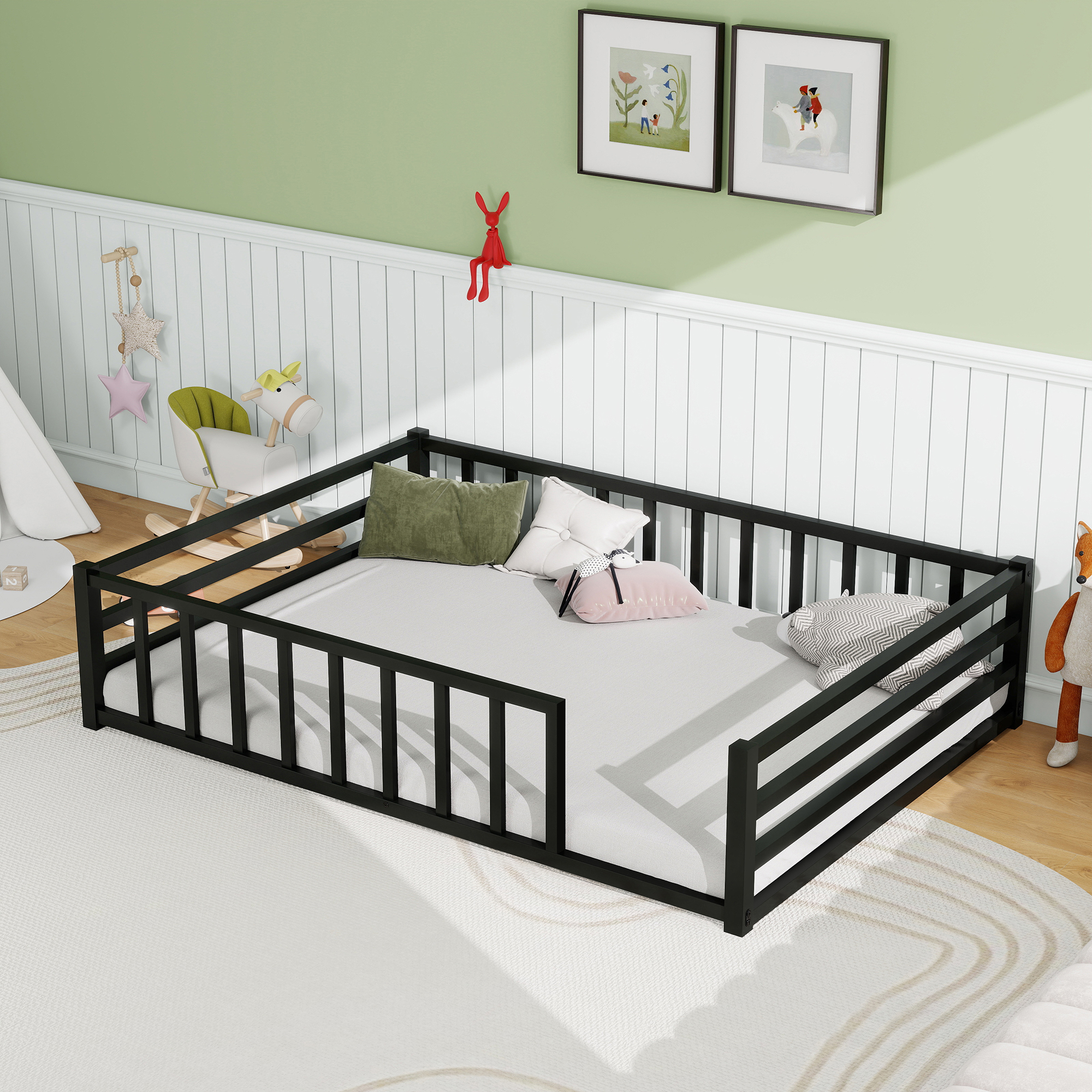 Full Size Montessori Bed for 2-5 Year Olds