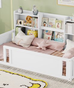 Twin Size Kids Wood Platform Bed