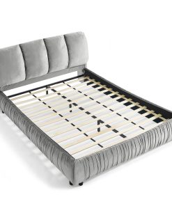 Minimalist Style Queen Size Upholstered Bed Frame