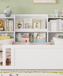 Twin Size Kids Wood Platform Bed