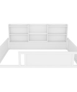 Full Size Kids Wood Platform Bed