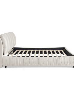 Minimalist Style King Size Upholstered Bed Frame