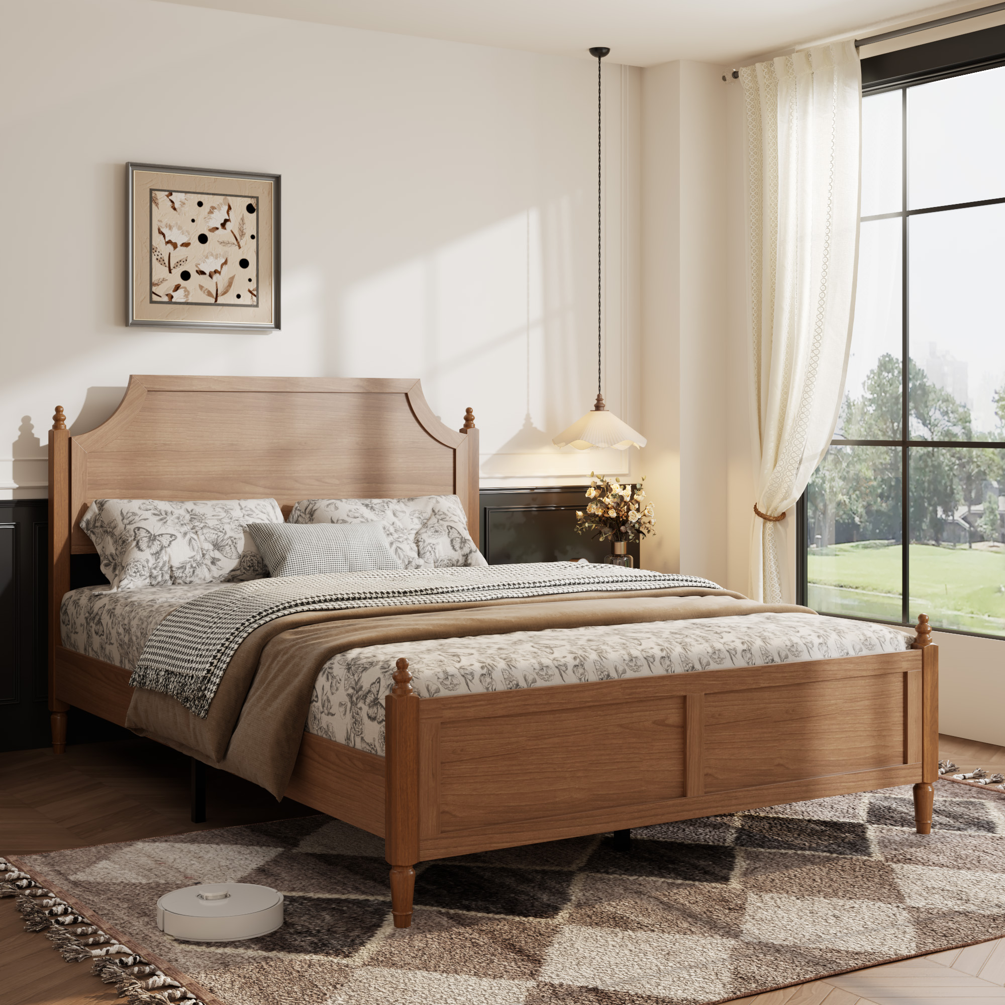 Modern Farmhouse Bed, Full Size