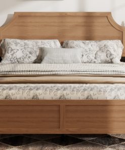 Modern Farmhouse Bed, Queen Size