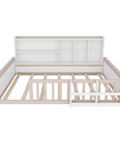 Full Size Kids Wooden Platform Bed