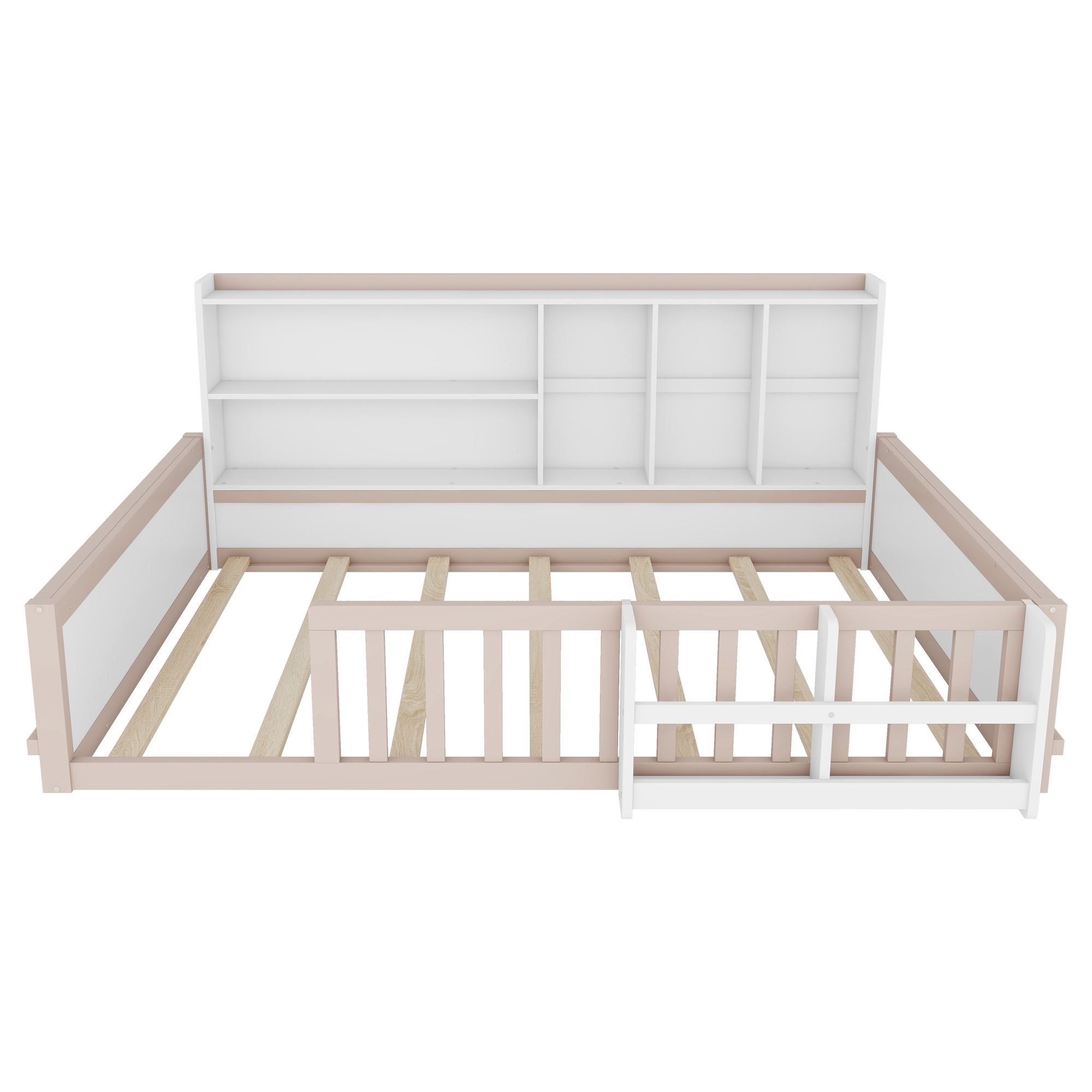 Full Size Kids Wooden Platform Bed