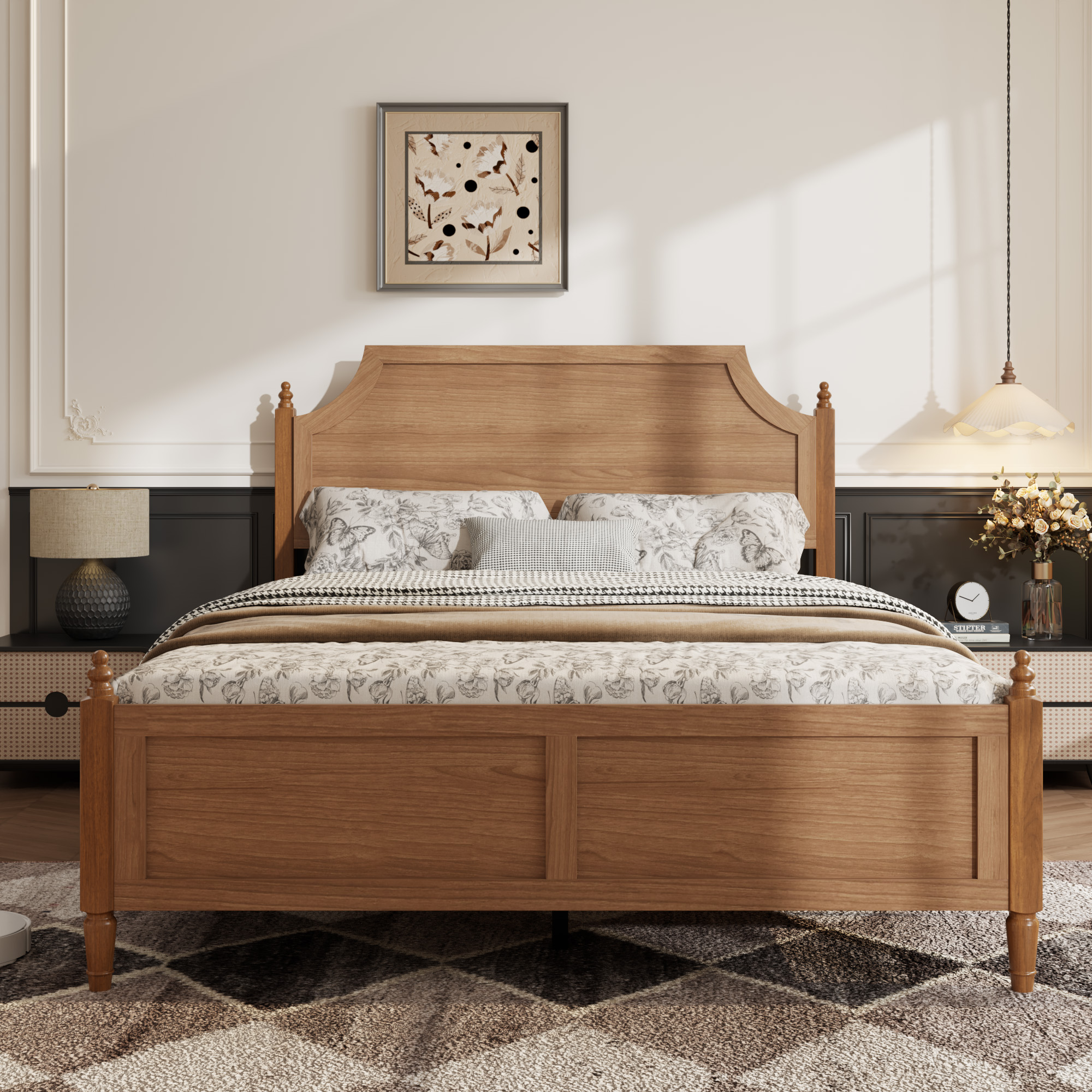 Modern Farmhouse Bed, Full Size