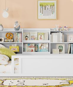 Full Size Kids Wood Platform Bed