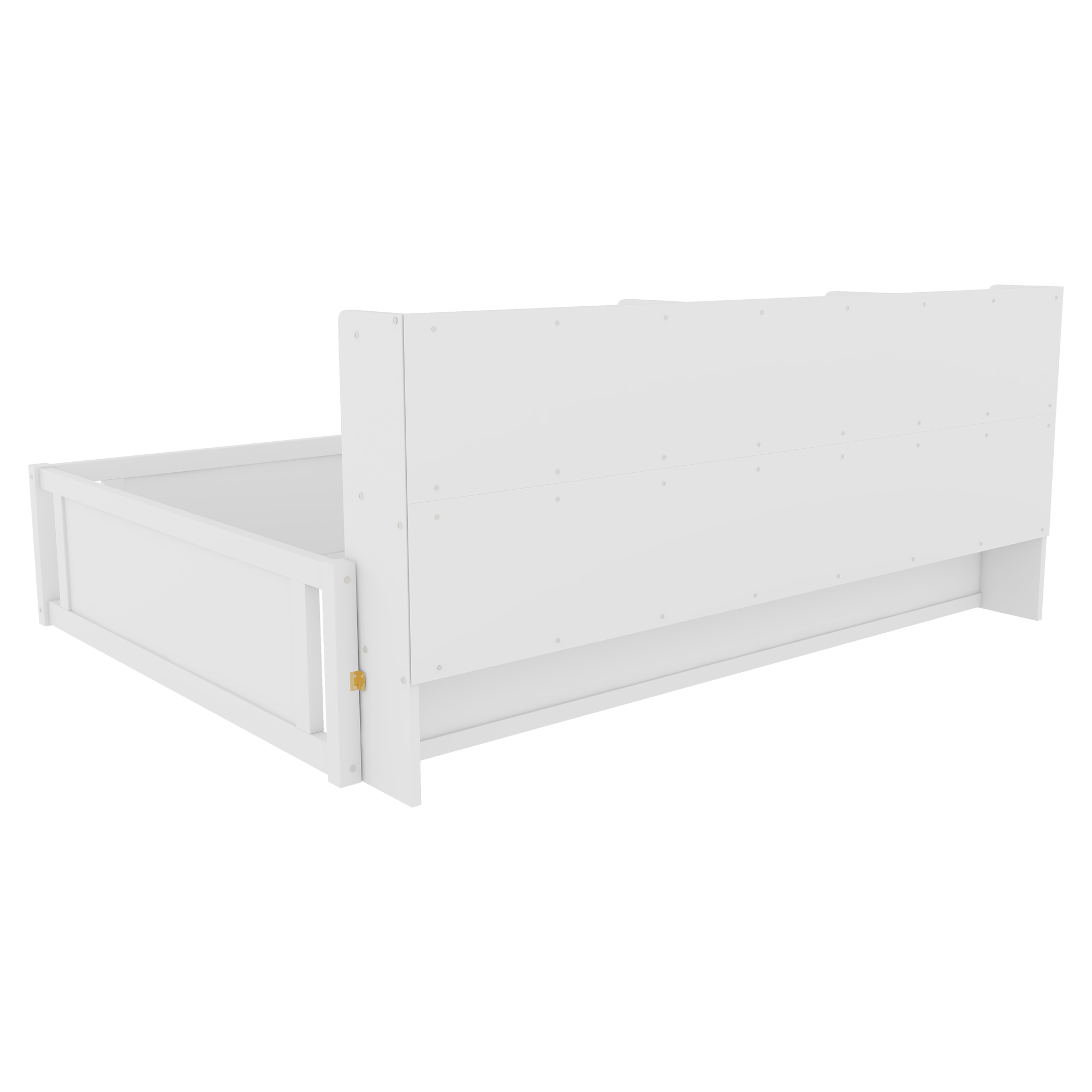 Full Size Kids Wood Platform Bed