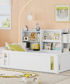 Full Size Kids Wood Platform Bed