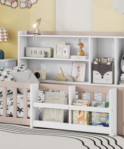 Full Size Kids Wooden Platform Bed