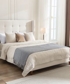 Peyton Upholstered Queen Platform Bed - Image 5