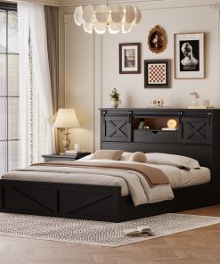 Farmhouse Bed Frame King Size