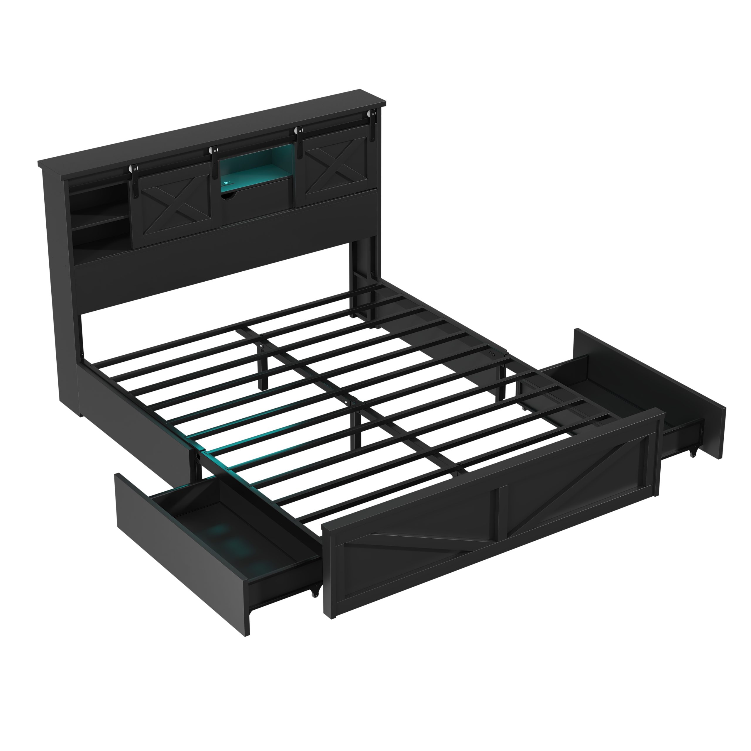 Farmhouse Bed Frame King Size