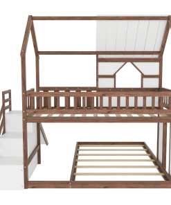 Twin Over Full Kids Bunk Bed Frame
