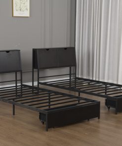 Double Twin Size Bed Frame