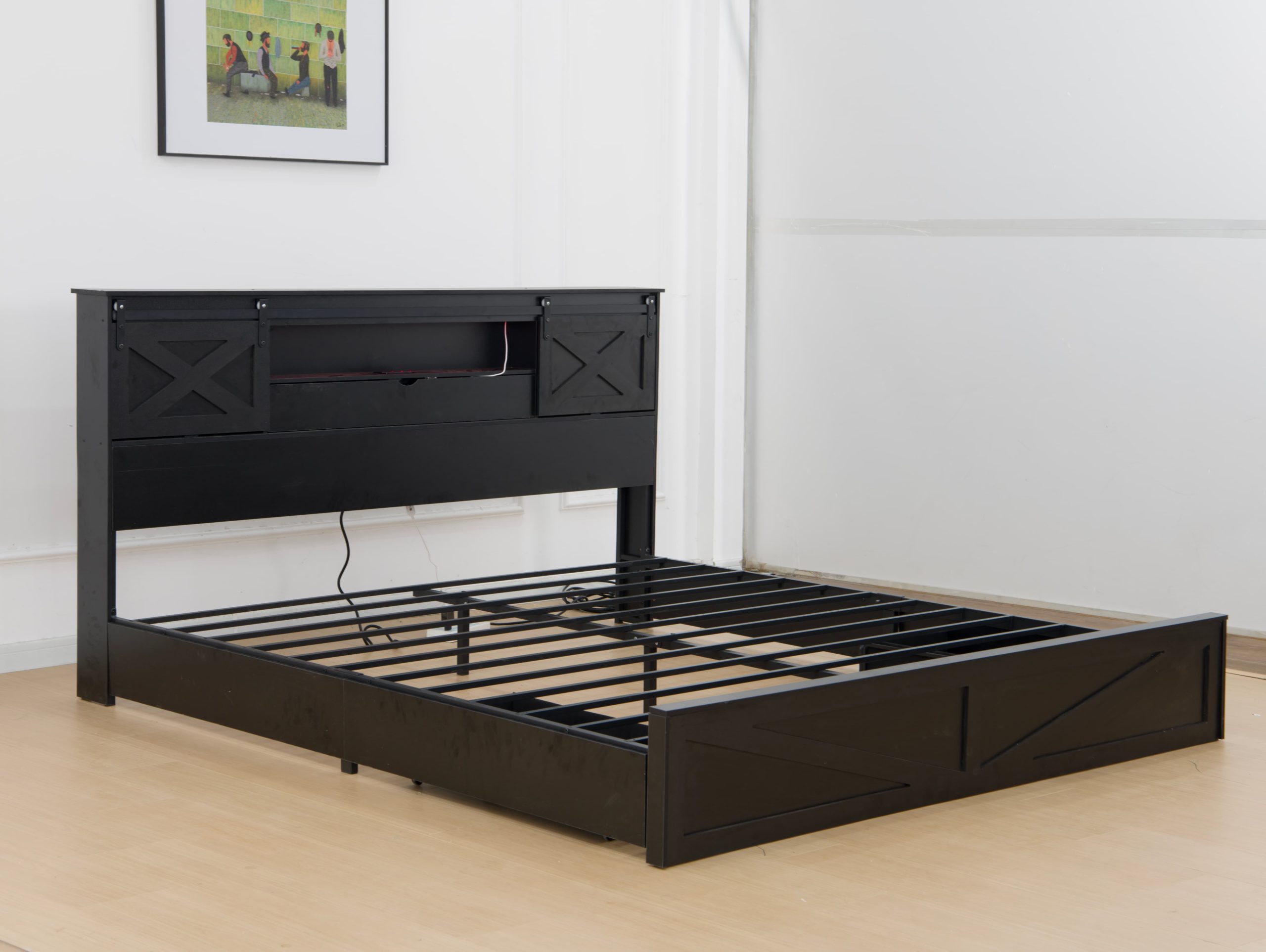 Farmhouse Bed Frame King Size