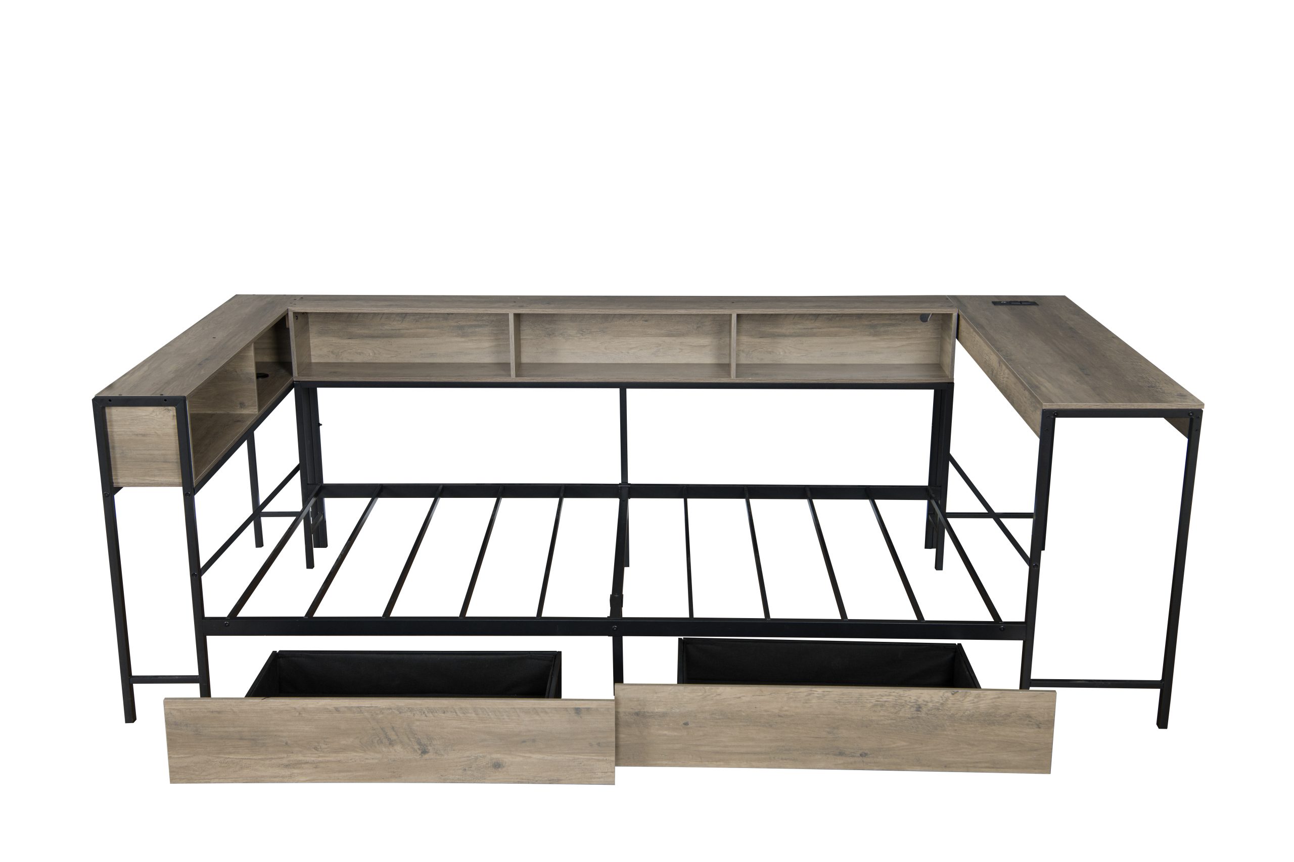 Corner Bed Frame Queen Size