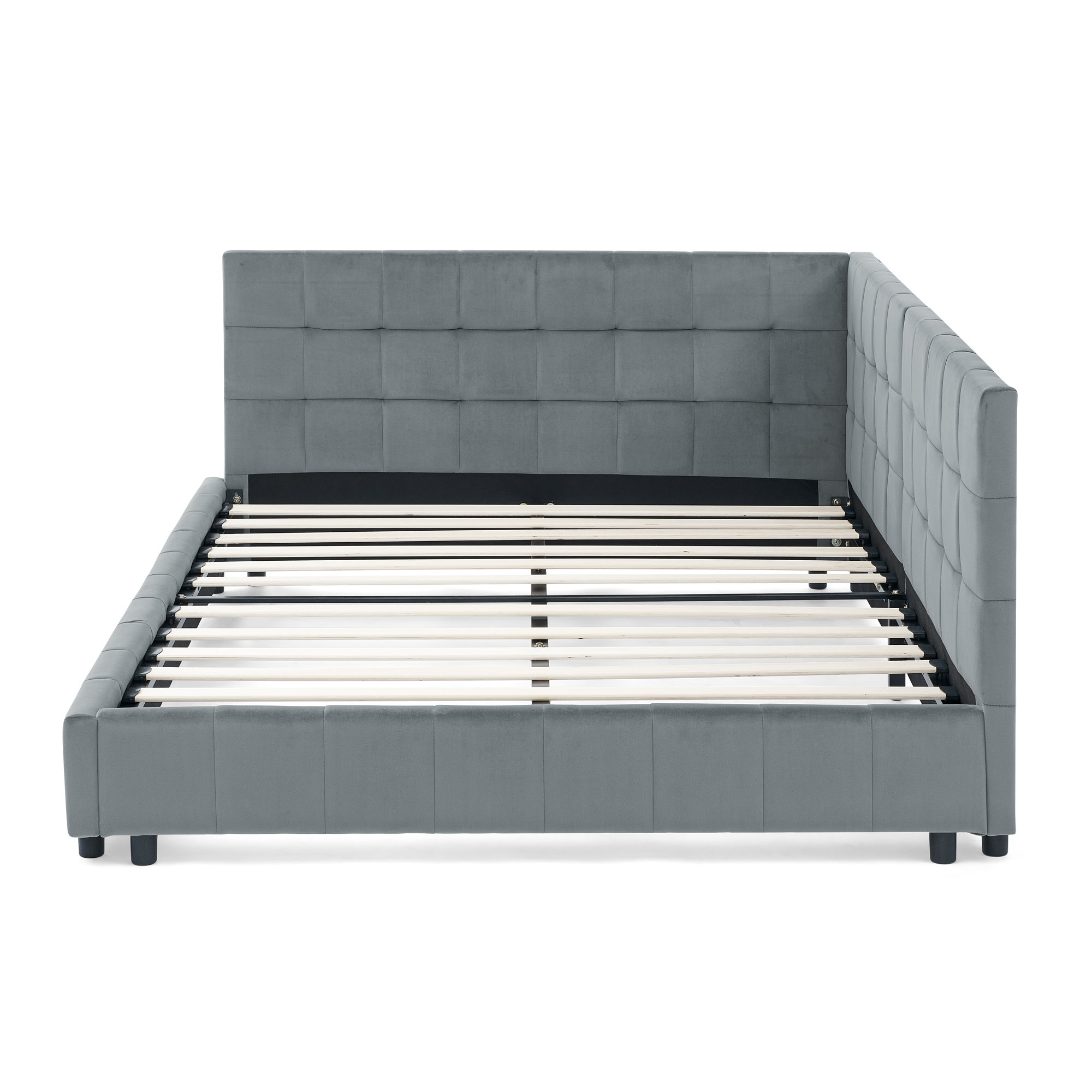 Full Size Upholstered Tufted Bed Frame
