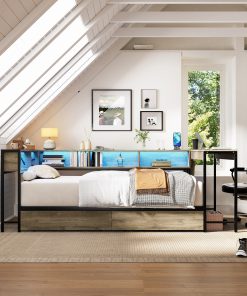 Corner Bed Frame Queen Size