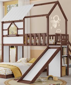 Twin Over Full Kids Bunk Bed Frame