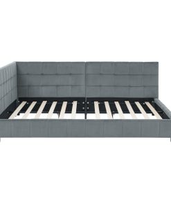 Full Size Upholstered Tufted Bed Frame