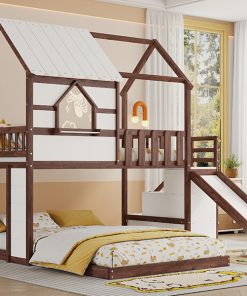 Twin Over Full Kids Bunk Bed Frame