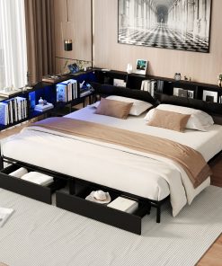 Double Twin Size Bed Frame