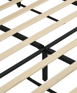 King Size Luxury Wing‑Back Upholstered Bed Frame