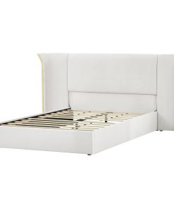 Queen Size Luxury Wingback Upholstered Bed Frame