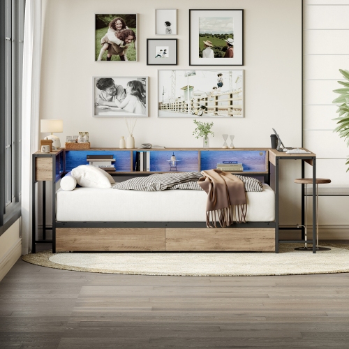 Corner Bed Frame Queen Size