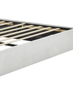 King Size Luxury Wing‑Back Upholstered Bed Frame