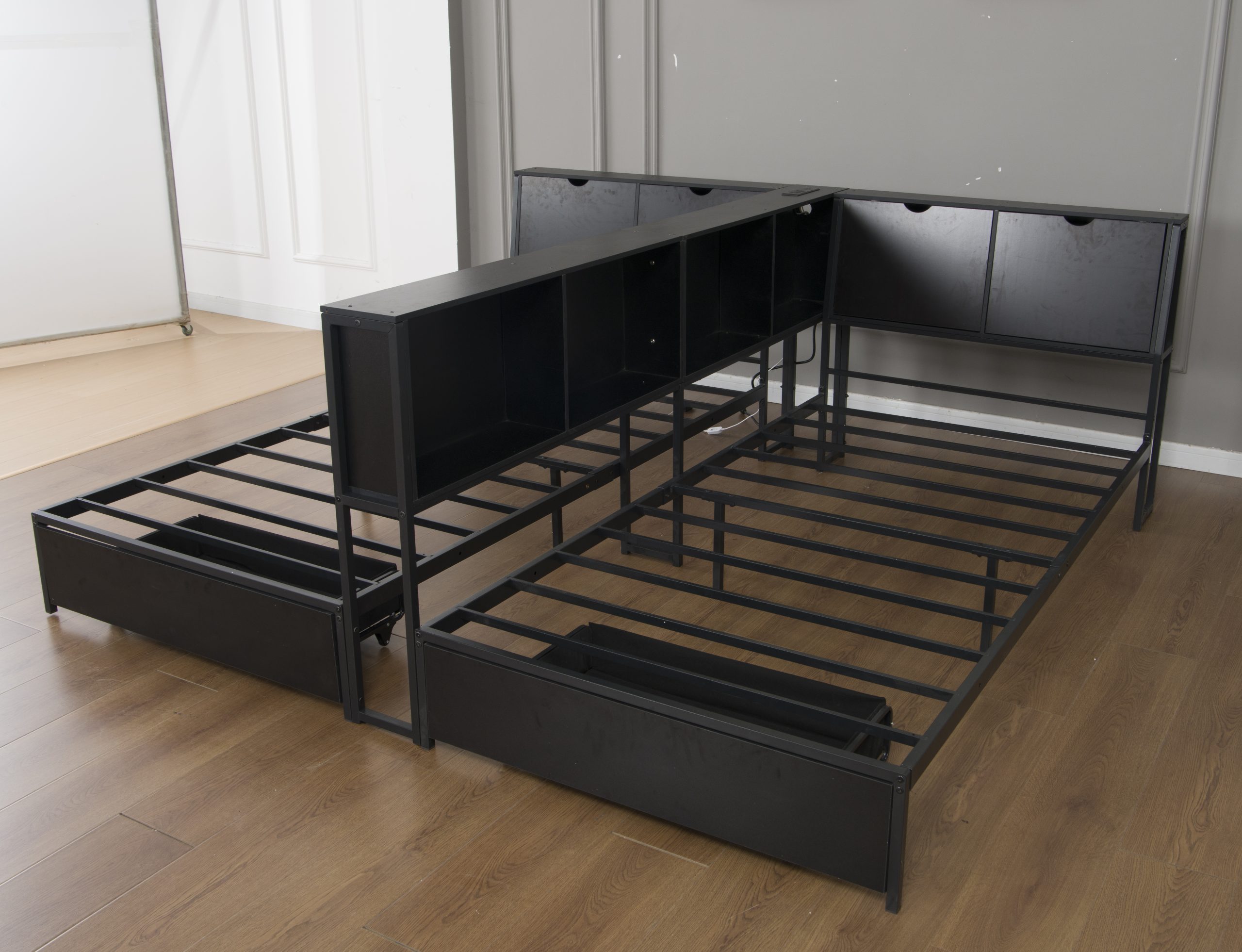 Double Twin Size Bed Frame