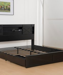 Farmhouse Bed Frame King Size