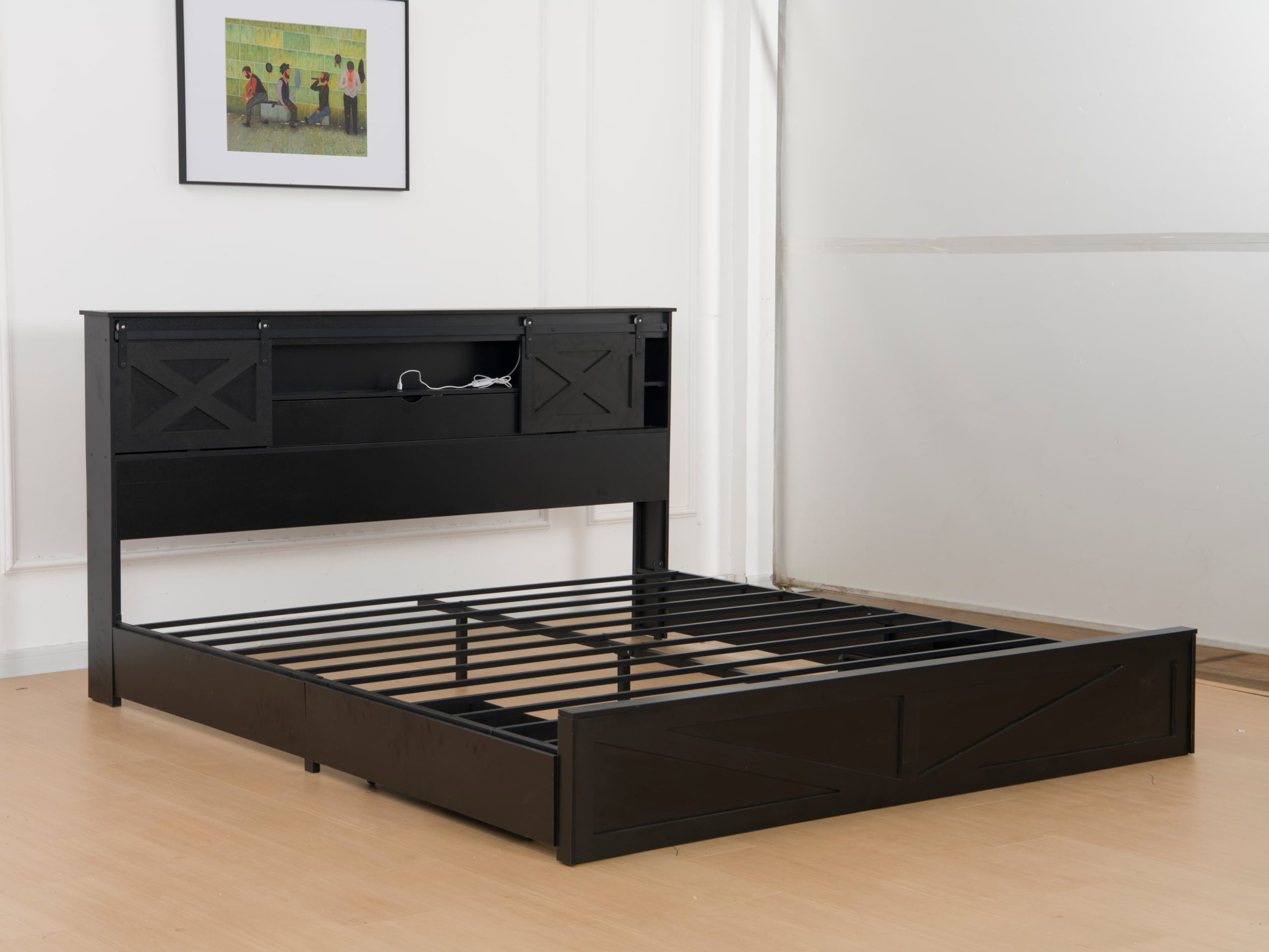Farmhouse Bed Frame King Size